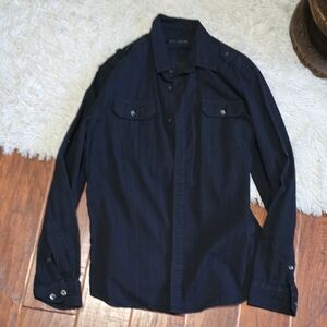 Men's DKNY Printed Button-Up Shirt